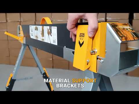 Козли будівельні  складні ToughBuilt TB-C700-2 (пара 2 шт), видео 1