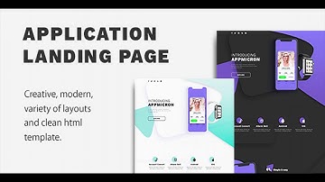 APPMICRON - HTML Application Landing Page | Themeforest Website Templates and Themes