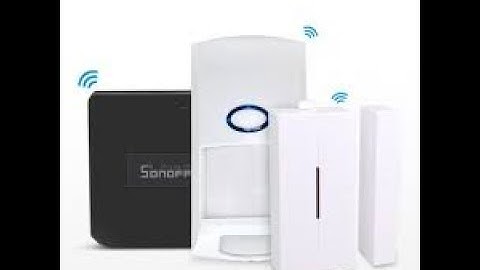 REVIEW SONOFF 433MHZ RF Bridge Wifi door window motion sensor DW1 wireless detector PIR2 433 remote