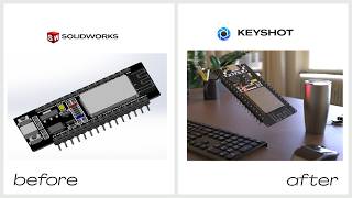 CAD Speed Modeling: ESP32 Development Board + Realistic Render