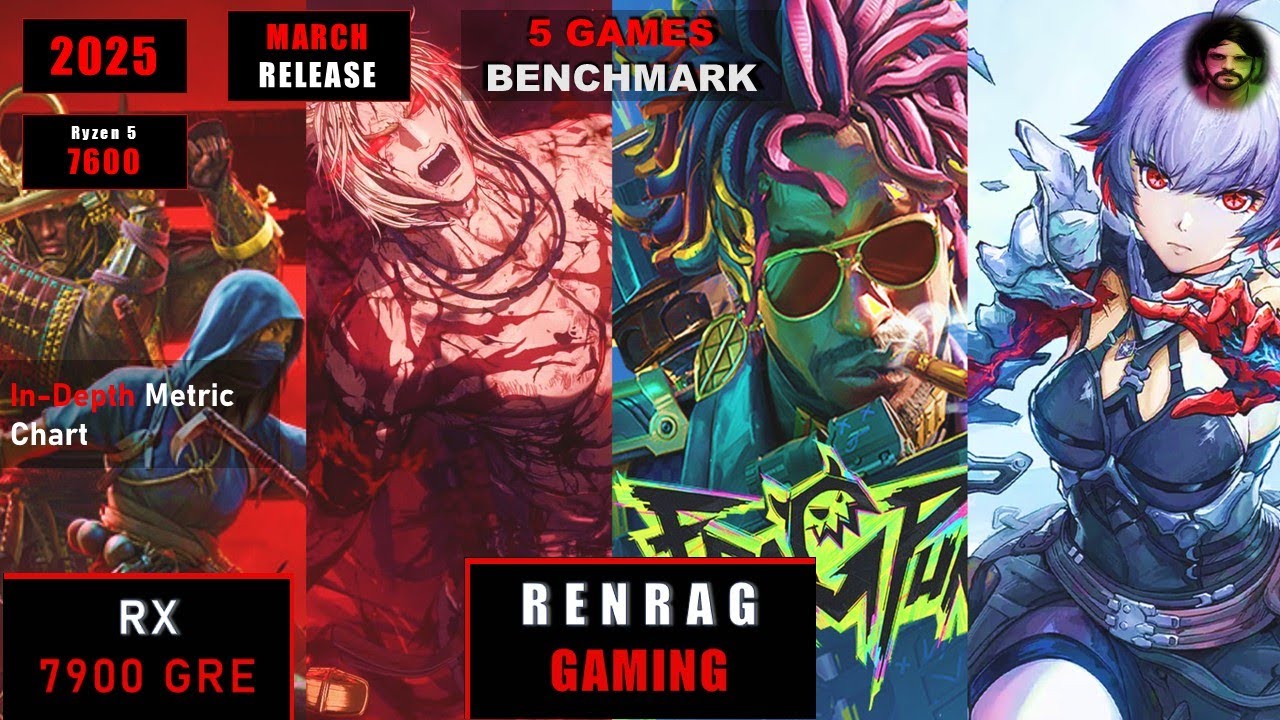 5 Games Tested on RX 7900 GRE | March 2025 New Releases