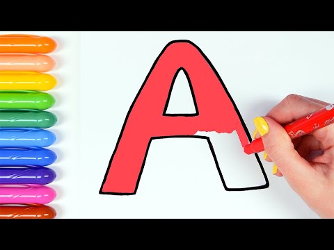 Видео: Как да нарисувате букви