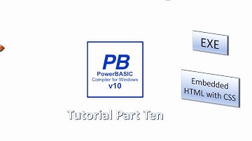 PowerBasic Windows Compiler tutorial Part 10 - CSS and HTML controls