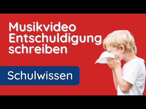 Entschuldigung für die Schule schreiben - so geht´s - YouTube