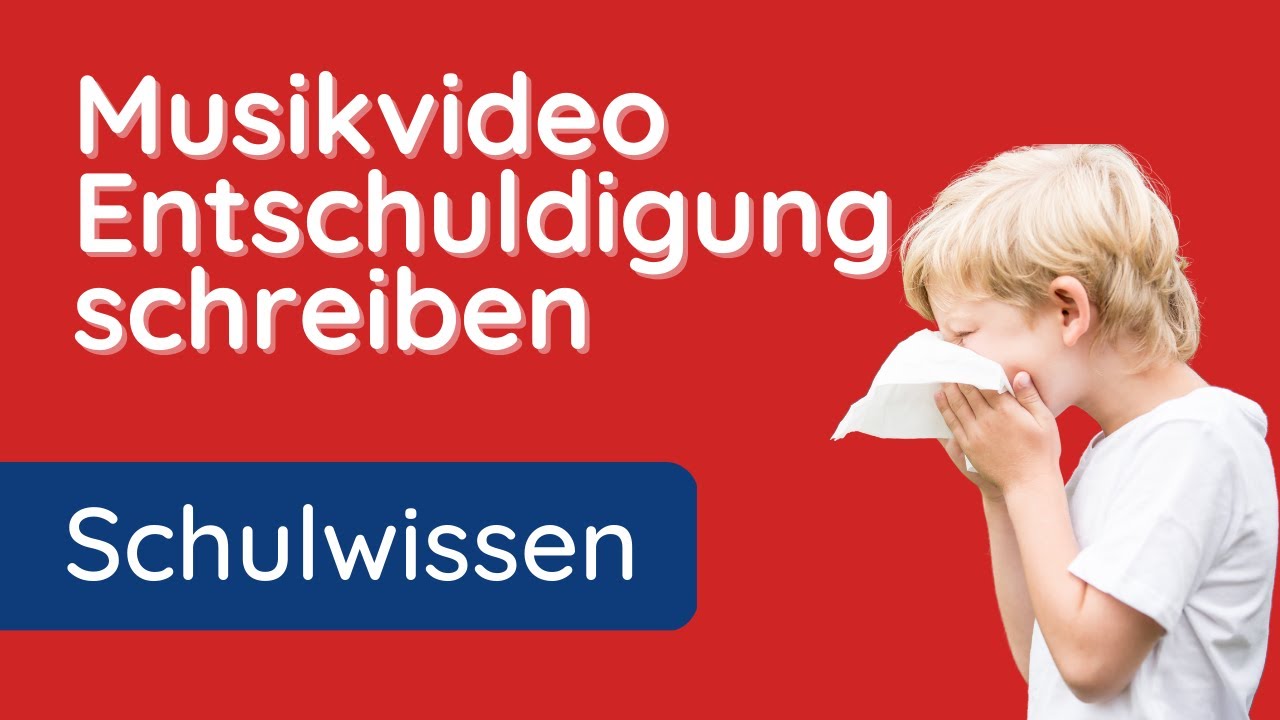 Fehlzeiten entschuldigen, Schule Fehlzeit, Entschuldigung für die Schule, k...