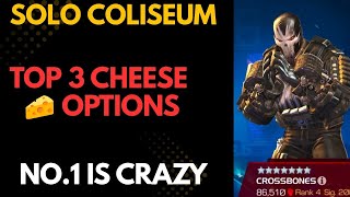Solo Coliseum Crossbones  Top 3 CHEESE 🧀 options | - Marvel Contest of Champions 