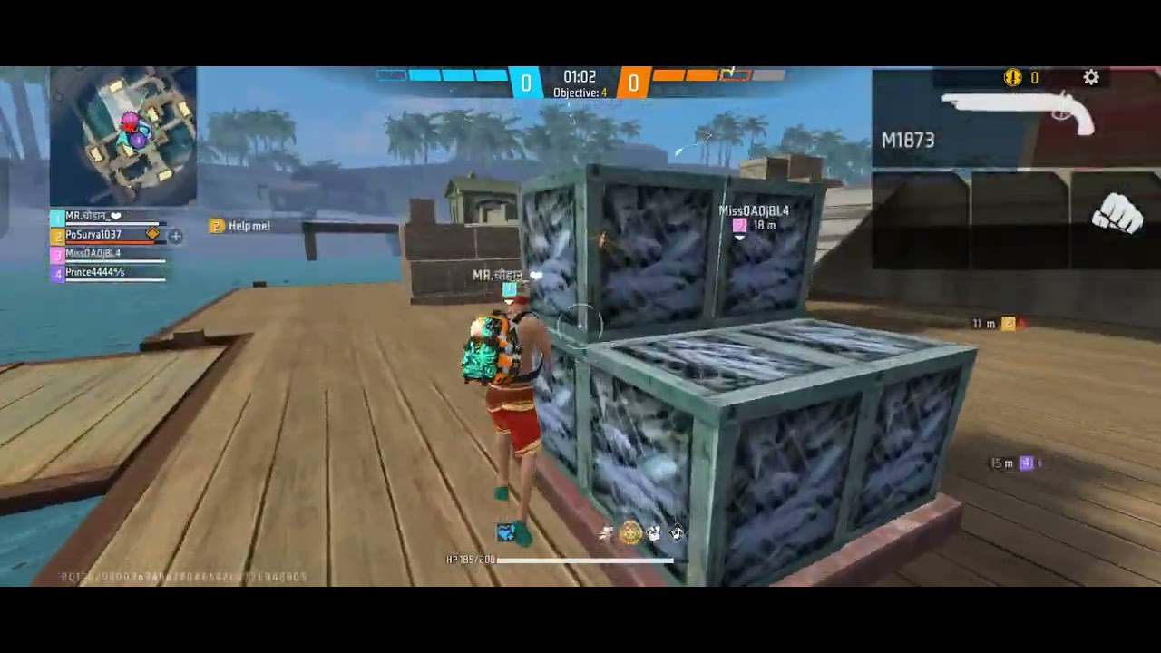 Movement in clash squad in Free fire 🔥