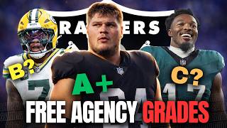GRADING LAS VEGAS RAIDERS FREE-AGENCY 2026 (So Far) | Maxx Crosby RETURN, Tyler Linderbaum & More!