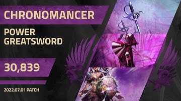 [Outdated] [CnD] Power Chronomancer (Sw/Sw - GS) 30,839 DPS Benchmark | 2022/07/01 Patch