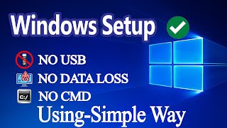 Install Windows WITHOUT USB! 🚫 No Data Loss | Direct C Drive Method 2026 I 💯 কোনো ডাটা লস নয় |