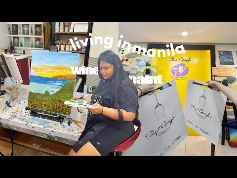 🇵🇭 ph diaries — trying exciting new hobbies in manila VLOG | sip & gogh congressional
