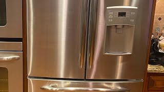 No water on ge profile refrigerator with French doors