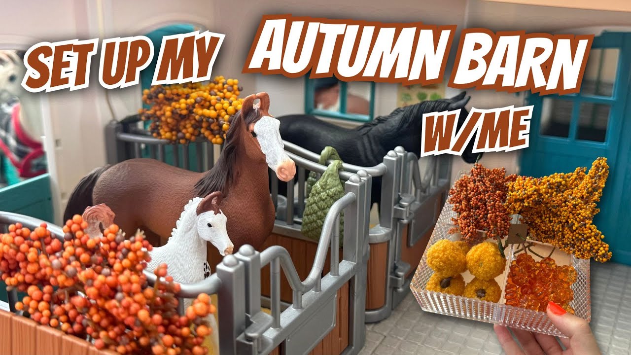 Обустройте мой осенний амбар вместе со мной 🍂🐴✨