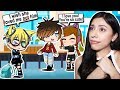 The BAD GIRL Fell In LOVE With The NERD! - Gacha Life Reaction (Mini Movie) -