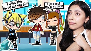 The Bad Girl Fell In Love With The Nerd Gacha Life Reaction Mini Movie Youtube