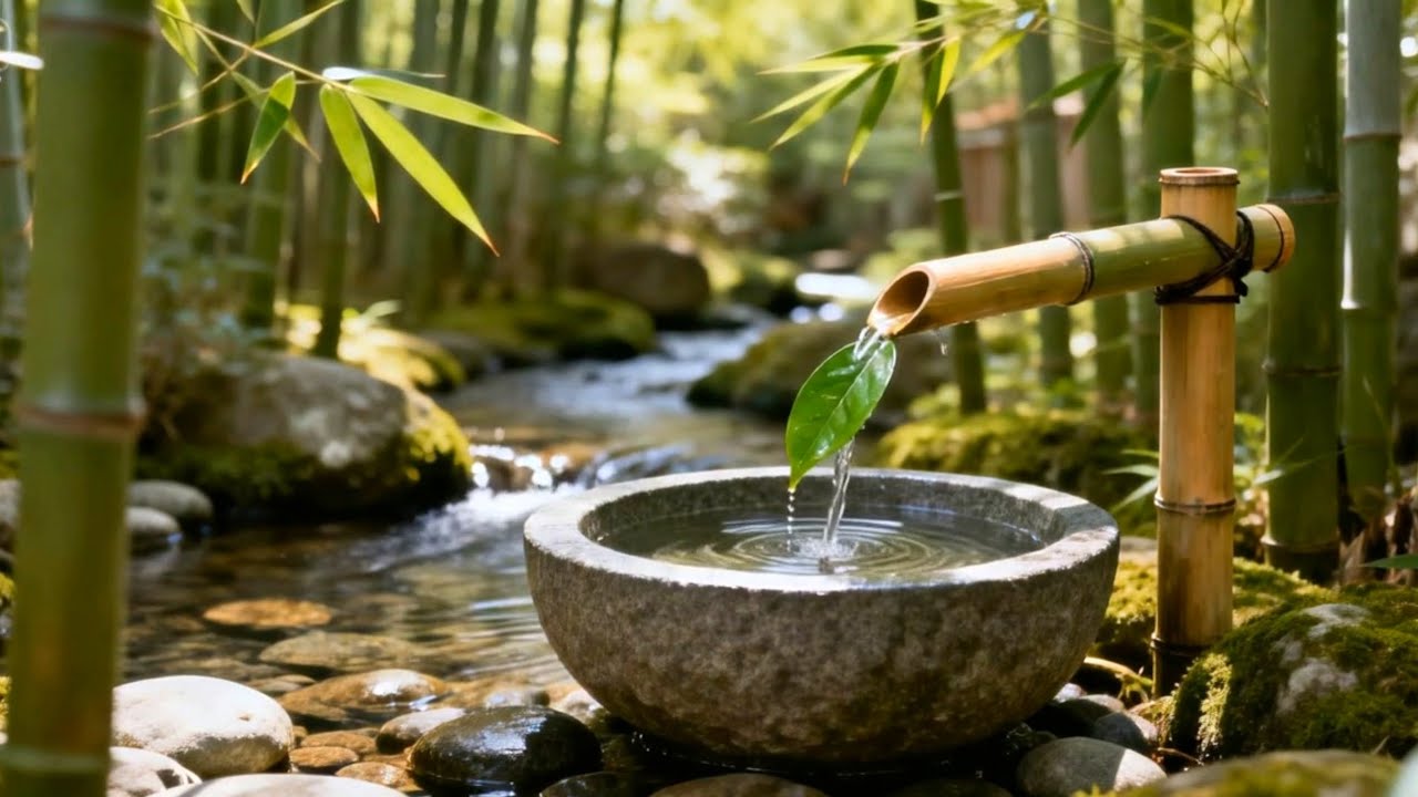 Whisper of Zen | Bamboo Water Spa Music for Inner Peace”