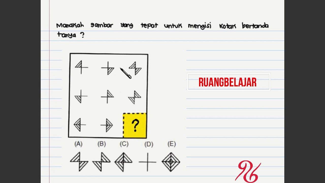 Cara Mengerjakan Soal Tes CPNS Kemampuan Figural Pola ...