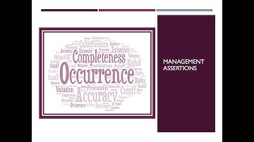 Management Assertions: Auditing