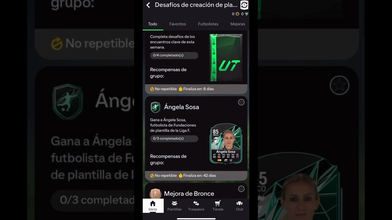 Primera jugadora sbc FC25 *ANGELA SOSA FUNDACIONES * 