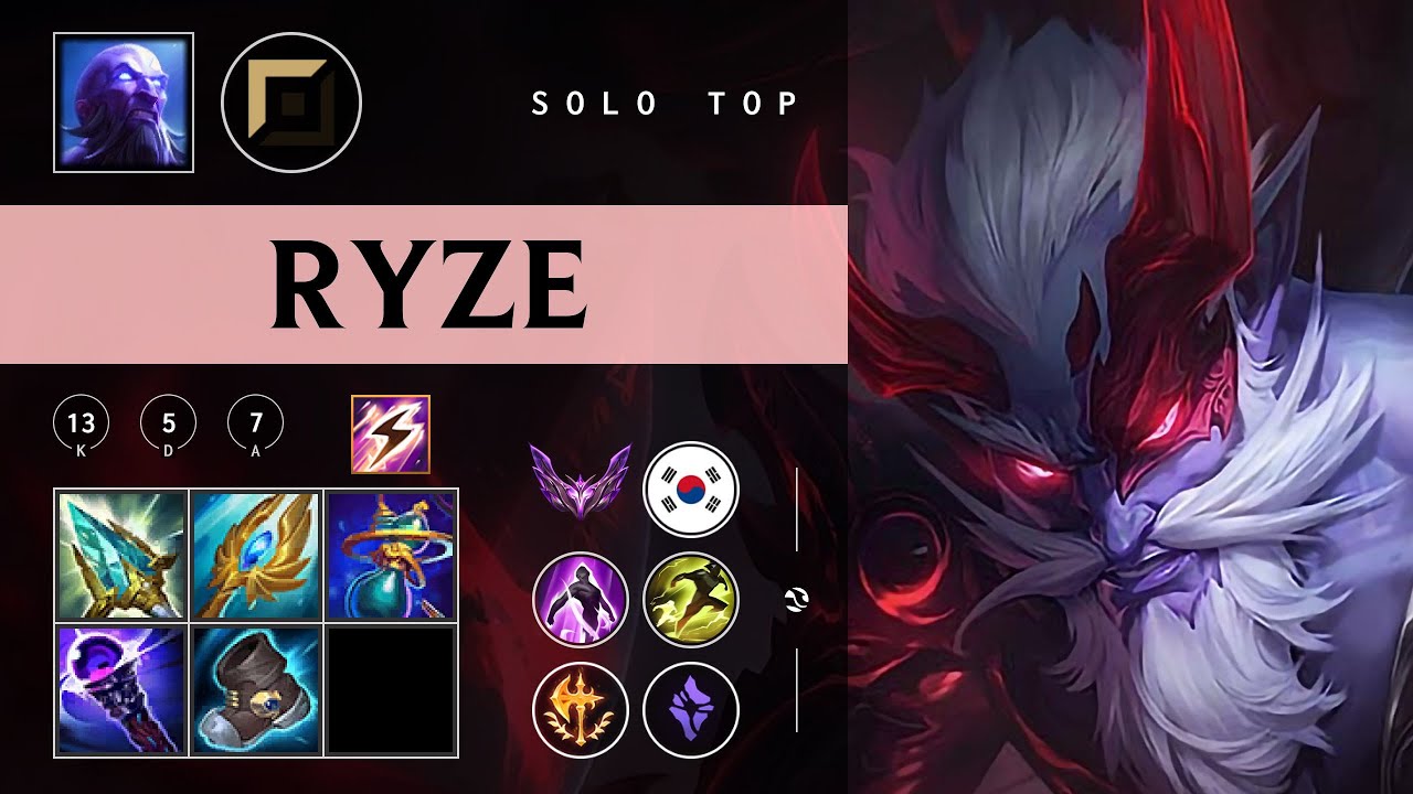 Ryze Top vs K'Sante - KR Master Patch 26.02