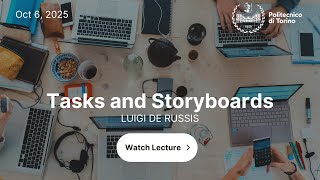 HCI2025 - Lecture 07 - Tasks and Storyboards
