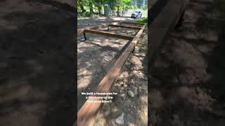 Foundation for Tiny Home - Ram Jack West