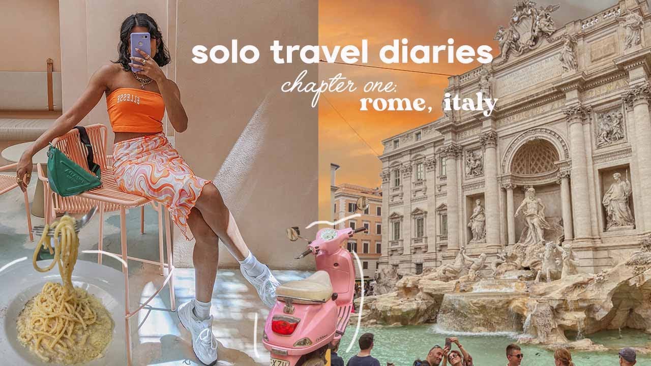 alone in rome for 3 days 🇮🇹🍕 solo travel diaries chapter 1