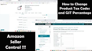 Celebrity How to Change Product Tax Codes and GST Percentage in Amazon Seller Central !!! Net Worth