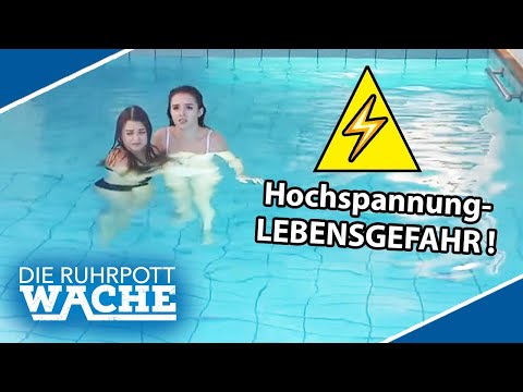 380 Volt Kabel IM POOL ⚡ Jungen Mädchen droht TÖDLICHER Elektroschock | Die Ruhrpottwache | SAT.1