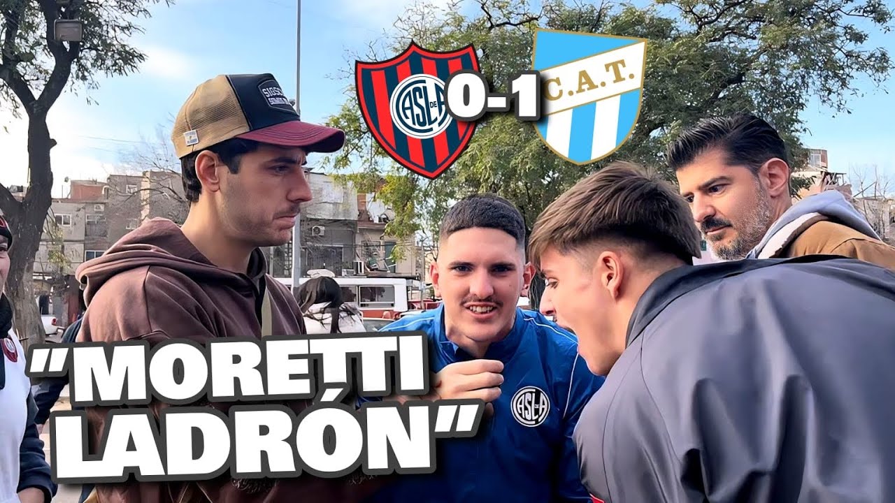REACCIÓN CON LOS HINCHAS / SAN LORENZO 0-1 ATLÉTICO TUCUMÁN - YouTube