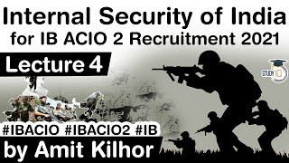 Internal security of India lecture 4 for IB ACIO 2 exam - Jammu and Kashmir Militancy