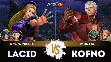 KOF XV ▰ LACID (Shingo/Hinako/Leona) 🆚 KOFNO (Shun