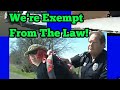 Are Police exempt from the law?