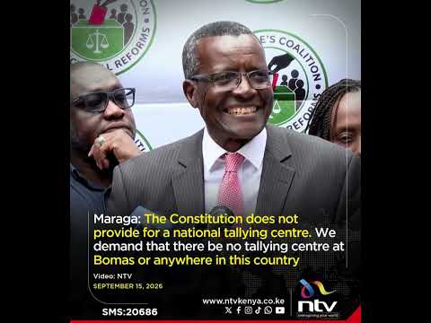 David Maraga: We demand that there be no tallying centre at Bomas or anywhere in this country