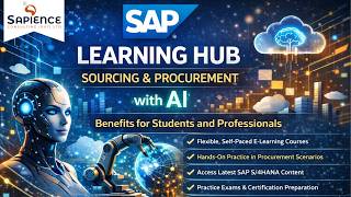 SAP S/4 Hana Learning Hub latest: Sourcing and Procurement. PUID,Training Contents, SAP Global Exam.