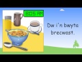 Daily routine in Welsh | Welsh Beginner Lessons for Children