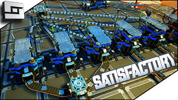 Building A Reinforced Iron Plate Factory In Satisfactory Early Access Gameplay E11