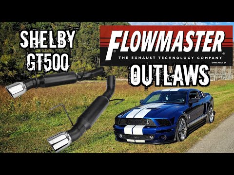 Trinity Swapped 2009 Shelby GT500 Flowmaster Outlaw Exhaust