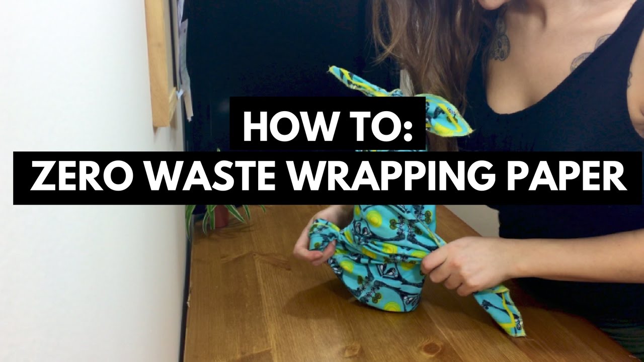 How to wrap gifts with no waste - Zerowaste - YouTube