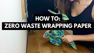 How to wrap gifts with no waste - Zerowaste