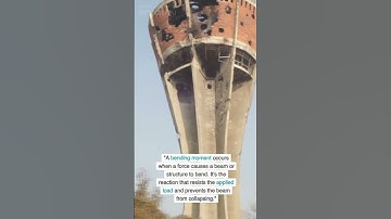 What is Bending Moment in Civil Engineering? | Structural Design Explained in 60 Seconds