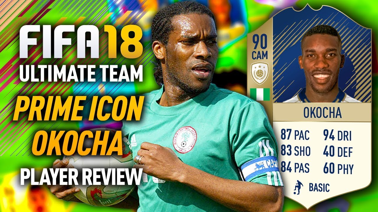FIFA 18 PRIME OKOCHA (90) *ICON* PLAYER REVIEW! FIFA 18 ULTIMATE TEAM!