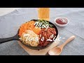 SUB)【とある一日】一人暮らしの料理 // スキレットでビビンバ // 夜の紅茶とドライフルーツ // スキレットのシーズニング【vlog】