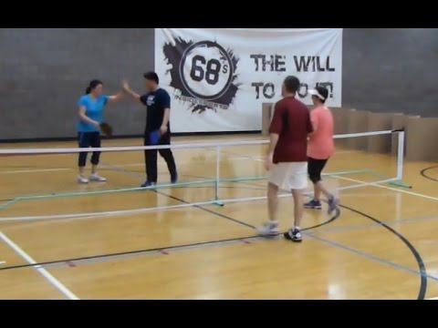 MOKAN Pickleball Tournament OMX Camille Hughes/Jarrod Smith v Ray Chang/Wendy Chang.