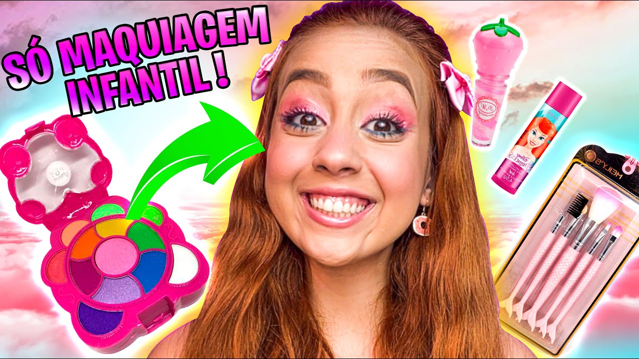 Tutorial de Maquiagem de Arco-íris 🌈✨, Barbie Vlogs
