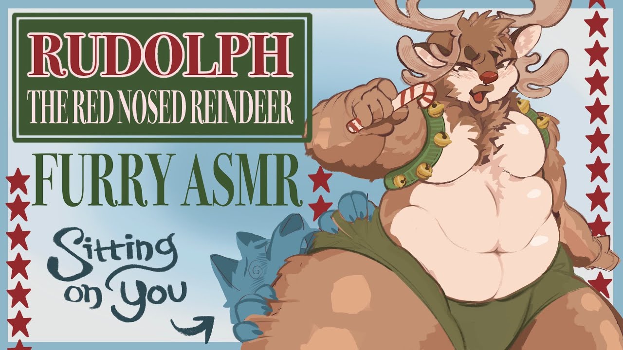 FURRY ASMR | rudolph makes you his SEAT [fur sounds]