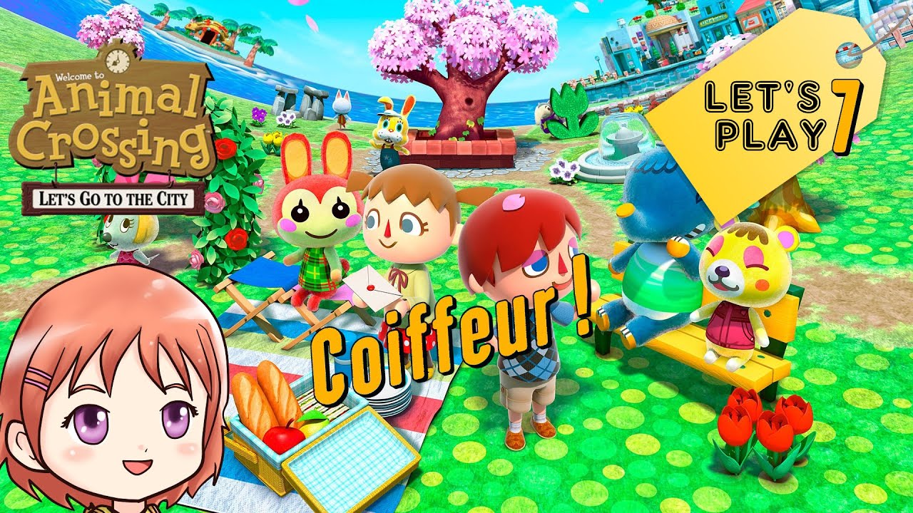 Animal Crossing Lets Go To The City Friseur Animal Crossing Let's Go to the City - Let's Play 7 Le Coiffeur [Wii