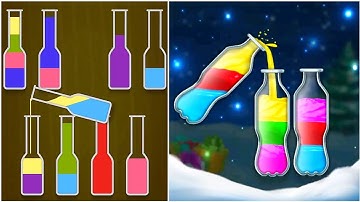 Water Sort Puzzle Gameplay 18, Android Games ios Walkthrough Simulator Think Brain Puzzle