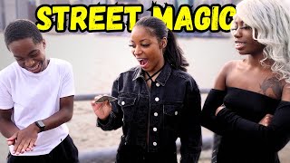 CARDS IMPOSSIBLY CHANGE IN THEIR HANDS! | Street Magic Card Tricks