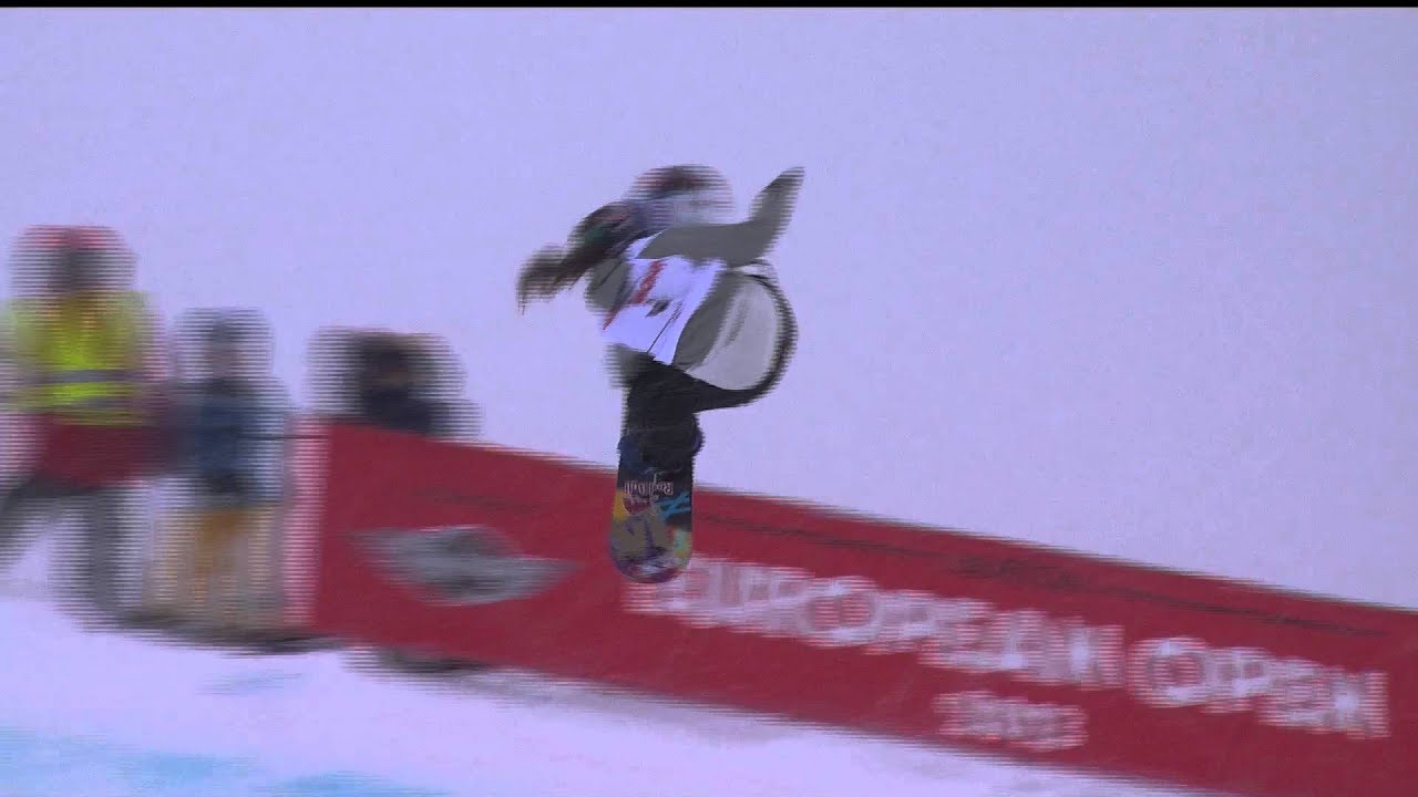 Arielle Gold's winning run at the Burton European Open 2013 - Halfpipe Finals